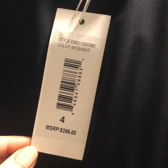 NEW Erin Fetherston Sleeveless Navy Mermaid Gown - Picture 5 of 8